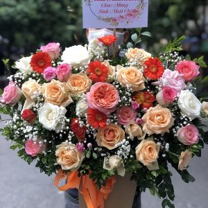 Hoa chúc mừng CM2